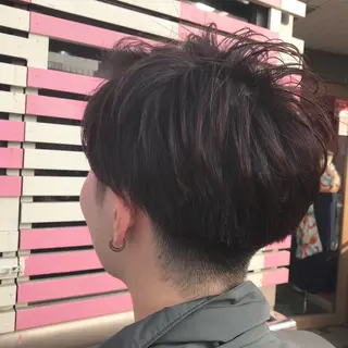 ショート パーマ メンズ Vir by browのヘアスタイル