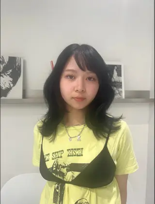 カラー Risa/盛れる レイヤー/艶カラーのヘアスタイル