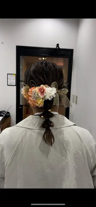 ヘアアレンジ ニシザカ マナのヘアスタイル