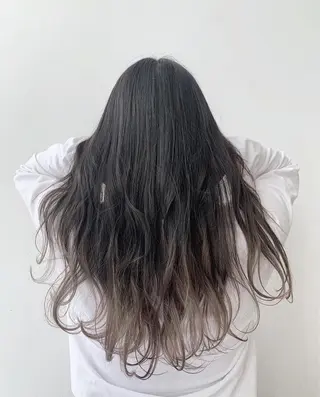 ロング カラー ヘアアレンジ キッズ ネイル マツエク・マツパ 阿部 圭悟のヘアスタイル