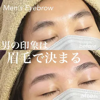 メンズ アイブロウ 森川 未夢のマツエク・マツパデザイン