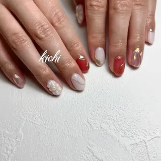ネイル kichi･: *のネイルデザイン