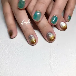 ネイル kichi･: *のネイルデザイン