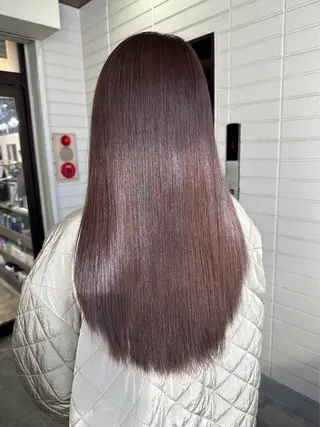 ロング かがみ/メンテナンス カット無料のヘアスタイル