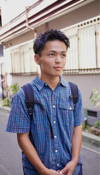 ショート パーマ メンズ スパイキーショート /パーマ/山本孝明のヘアスタイル