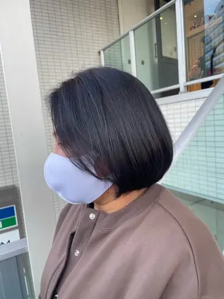 ショート カラー 立川・くびれミディ 旬なデザインカラーのヘアスタイル