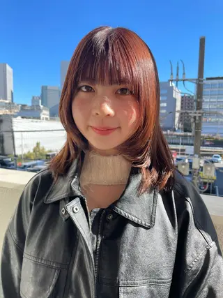 セミロング カラー 🎀レイヤー/パーマ カラー/ai🎀のヘアスタイル