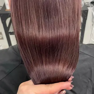 ロング カラー パーマ ヘアアレンジ メンズ キッズ ネイル マツエク・マツパ アイブロウ mona/ ストレートスタイル✨のヘアスタイル