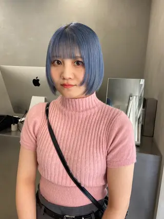 ショート カラー yuna/ボブカット /ハイトーンカラーのヘアスタイル