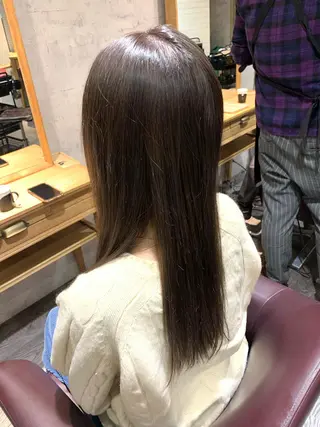 ロング 中川歩 髪質改善 ツヤカラー【横浜】のヘアスタイル