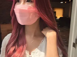 ロング カラー ヘアカラー&縮毛矯正 STAR☆RIVERのヘアスタイル