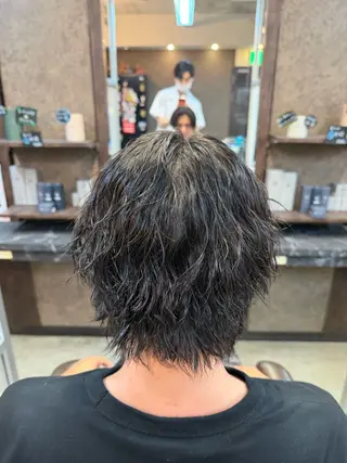 パーマ メンズ 西沢 良彌のヘアスタイル
