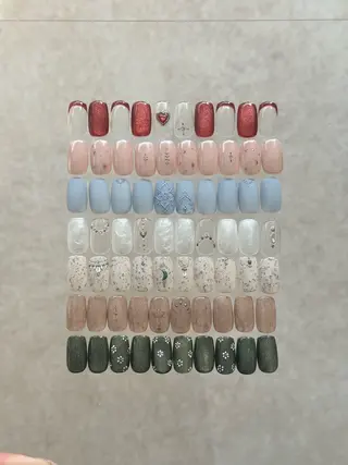ネイル 手描きアート🎨 tama|竹ノ塚のネイルデザイン