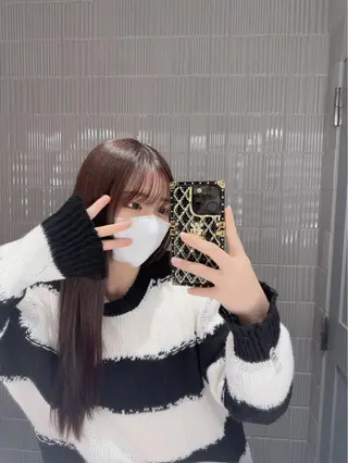 ロング カラー unopulir 景山　凌のヘアスタイル