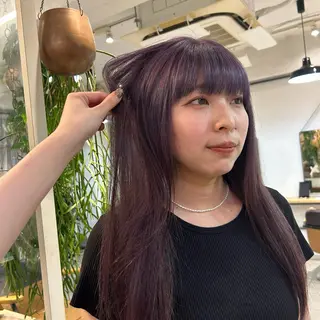 ロング カラー じゅわっと暖色カラー 🍊Moemiのヘアスタイル