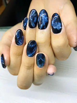 セミロング ネイル GLADnail nuanceのネイルデザイン
