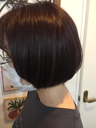 カラー 中山 ルミ子のヘアスタイル