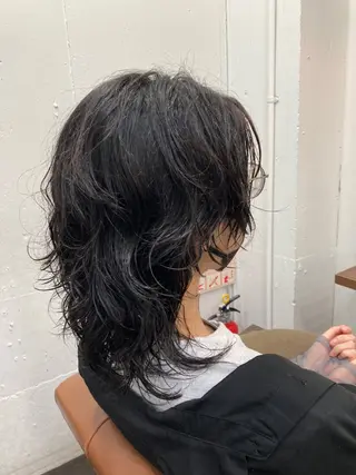 ミディアム パーマ 🌸栄/髪質改善 透明感/ムラカミ🌸のヘアスタイル