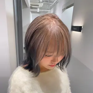 ミディアム カラー ヘアアレンジ メンズ ブリーチ博士 MASATOのヘアスタイル