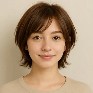 ショート 井上 未悠のヘアスタイル