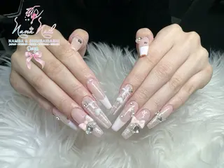 セミロング Linanail Nambaのマツエク・マツパデザイン