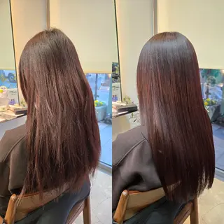 セミロング 野村 果音(カノン)のヘアスタイル