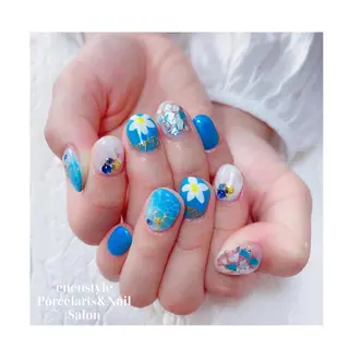 ショート ネイル 👑enen style👑のネイルデザイン