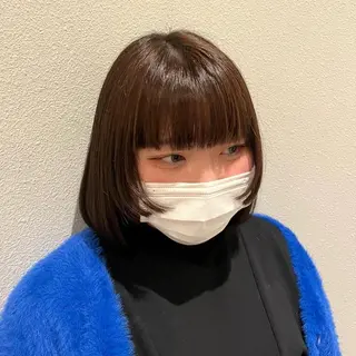ミディアム ♡ナナコ♡ レイヤー/艶髪のヘアスタイル