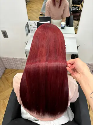 ロング 韓国レイヤー🇰🇷 美髪縮毛矯正🫧拓海のヘアスタイル