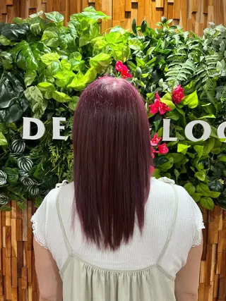 セミロング カラー ふなき あすかのヘアスタイル