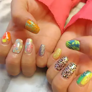 ネイル ジェヌインネイル 河内のネイルデザイン