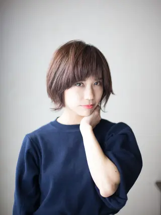 ショート カラー 松島祐介【店長／ トップディレクター】のヘアスタイル