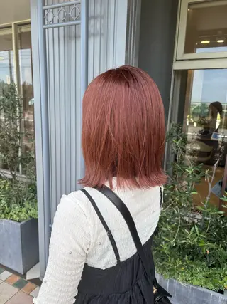 ショート カラー HAIR＆MAKE  EARTH  秋田仁井田店所属・小濱 愛美莉のヘアスタイル