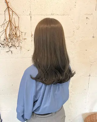 ロング カラー 暗髪とオリーブ🌿 渡辺拓人のヘアスタイル