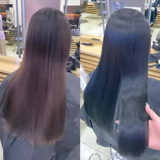 ロング カラー 【 ﾈｲﾘｽﾄ&ｱｲ ﾘｽﾄ】キヨカのネイルデザイン