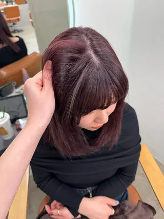 カラー 小林 千夏のヘアスタイル