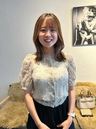 ミディアム カラー 福島 立也のヘアスタイル