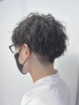 ショート メンズ限定クーポン シェアサロン博多のヘアスタイル