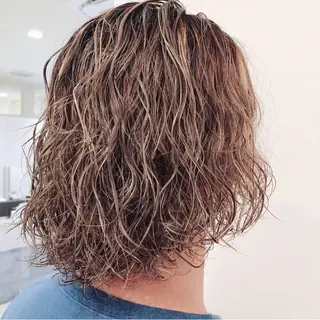 ミディアム カラー 【髪質改善】 梅田　聡のヘアスタイル
