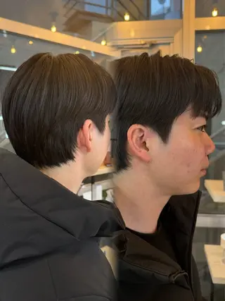 ショート メンズ 藤崎百道メンズカット Zina/森井唯央のヘアスタイル