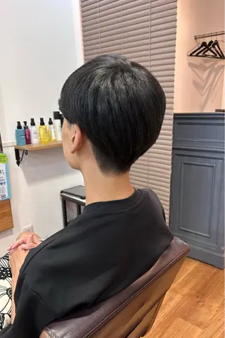 ショート メンズ 原田 歩実のヘアスタイル