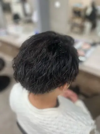 パーマ メンズ 🐈‍⬛多系統🕶 tsubura🖤のヘアスタイル