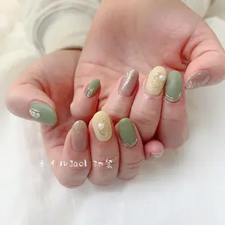 ミディアム nail jaol池袋店所属・ネイルJaol 池袋のネイルデザイン
