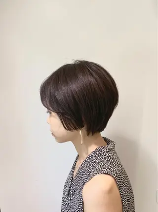 ショート ショート、ボブ/ 川鍋薫のヘアスタイル