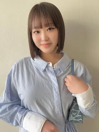 ショート カラー 透明感カラー🫧🌈 似合わせカット✂︎のヘアスタイル