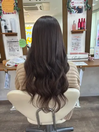 ロング 艶カラー🫧/シール エクステRYOKAのヘアスタイル