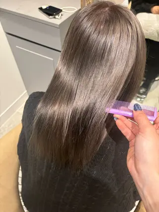 ミディアム 美髪縮毛矯正/ 髪質改善/AYARIのヘアスタイル