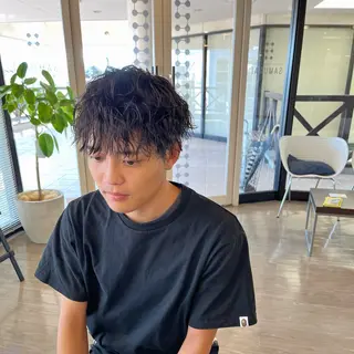 ショート パーマ メンズ メンズカット/ hattoriのヘアスタイル