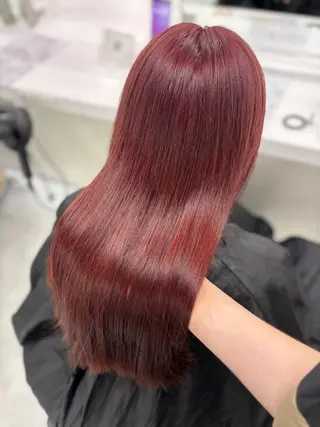 ロング まろっと艶感ブラウン ベージュ🤍まなかのヘアスタイル