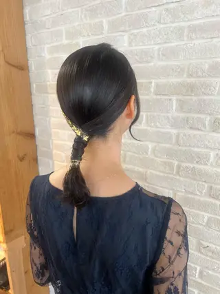 セミロング ヘアアレンジ Topstylist YUKIのヘアスタイル